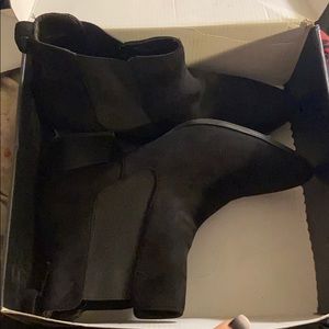 Lane Bryant Black Booties